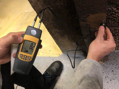 La mesure aux Ultra-sons s'applique aux constructions métalliques en précisant l'épaisseur résiduelle.